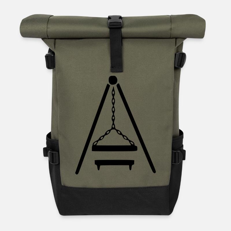 Schwenker - Rolltop Rucksack - Olive/Schwarz