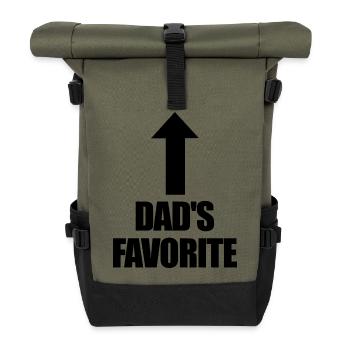 Favorite Daddy's Favorite I'm Daddy's Favorite - Roll Top Backpack - olive/black - Front