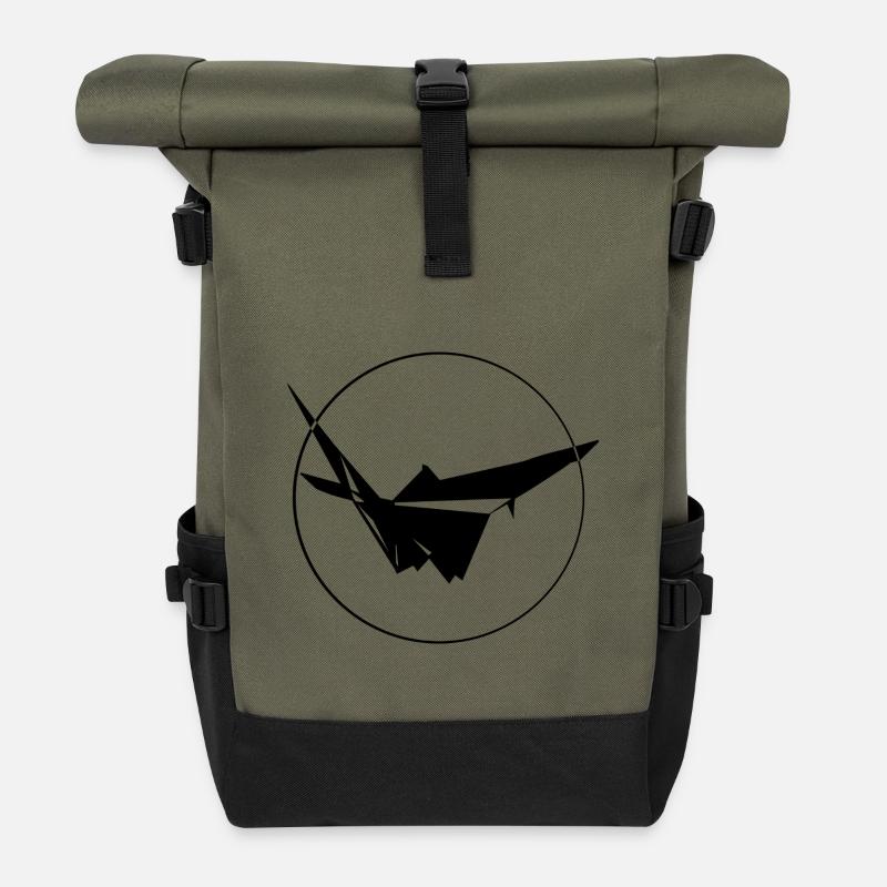 Origami 2 - Rolltop Rucksack - Olive/Schwarz