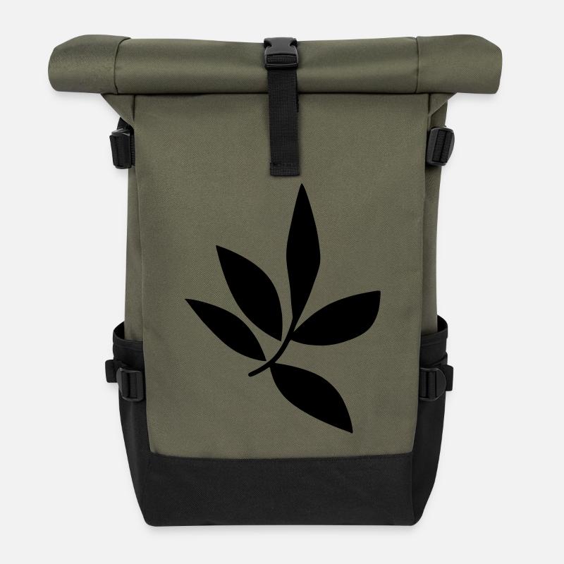 Blatt - Rolltop Rucksack - Olive/Schwarz