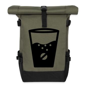Dosage recommendation Dosage Dosage - Roll Top Backpack - olive/black - Front