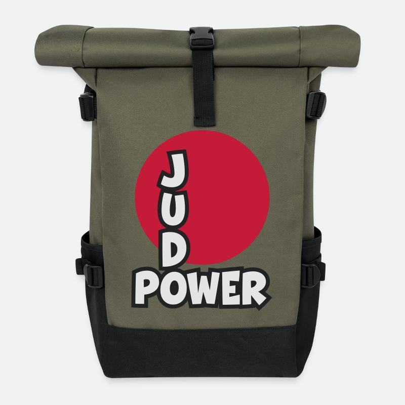 Judo Power - Rolltop Rucksack - Olive/Schwarz