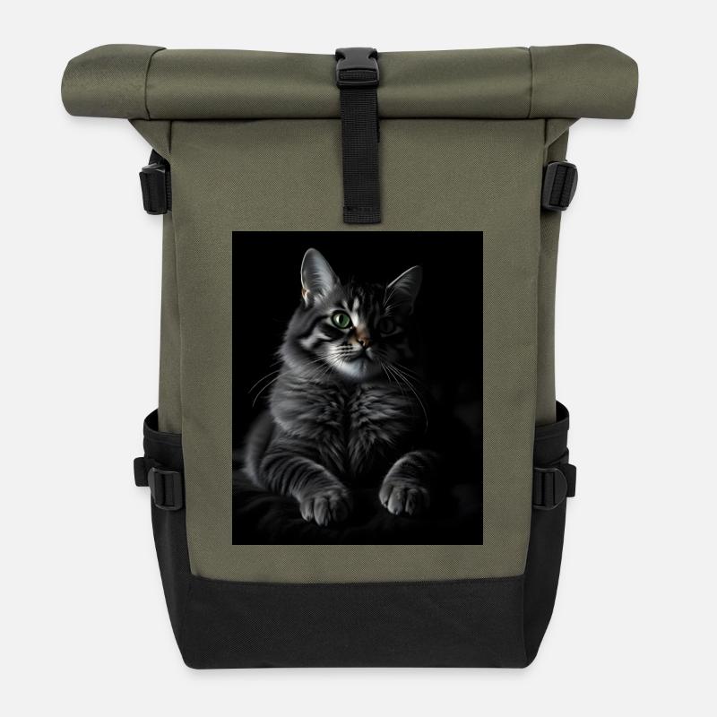 Didimaus69 - Roll Top Backpack - olive/black