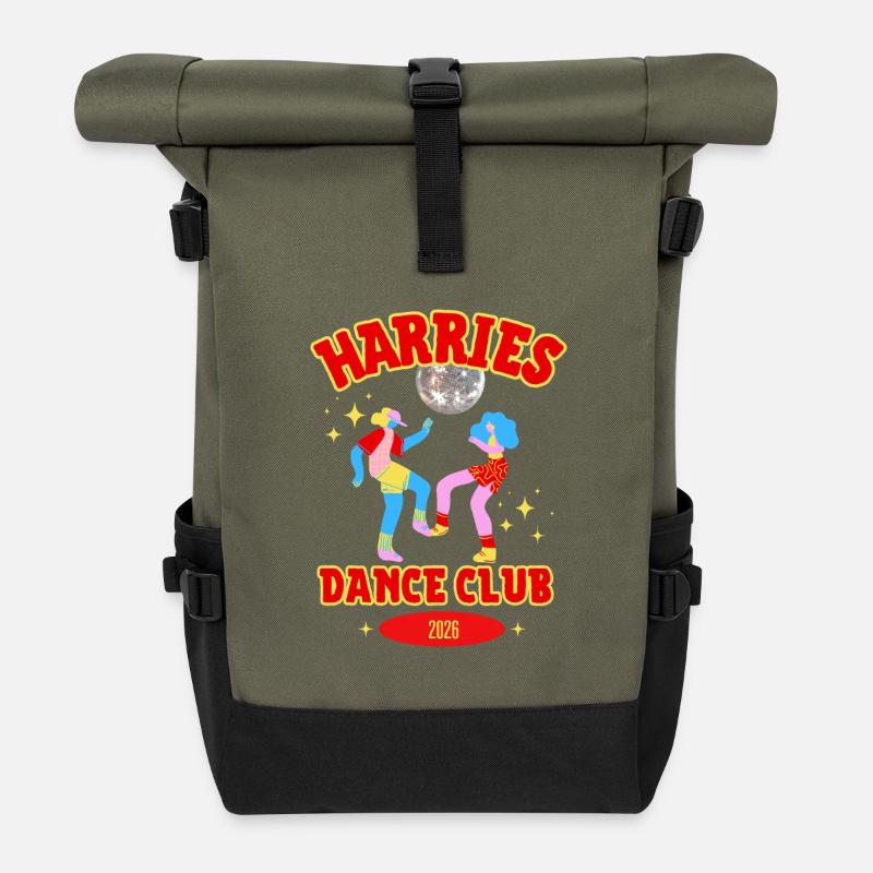 Harries Dance Club 2026 - Tournée Ensemble Ensemble - Sac à dos roll top - olive/noir