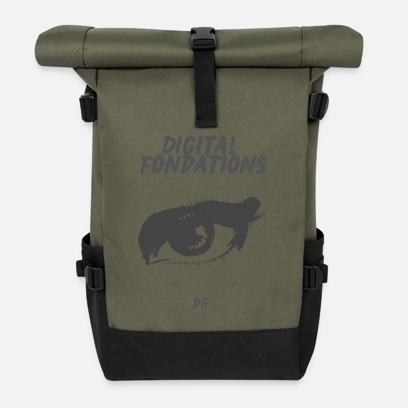 DF - Rolltop Rucksack - Olive/Schwarz