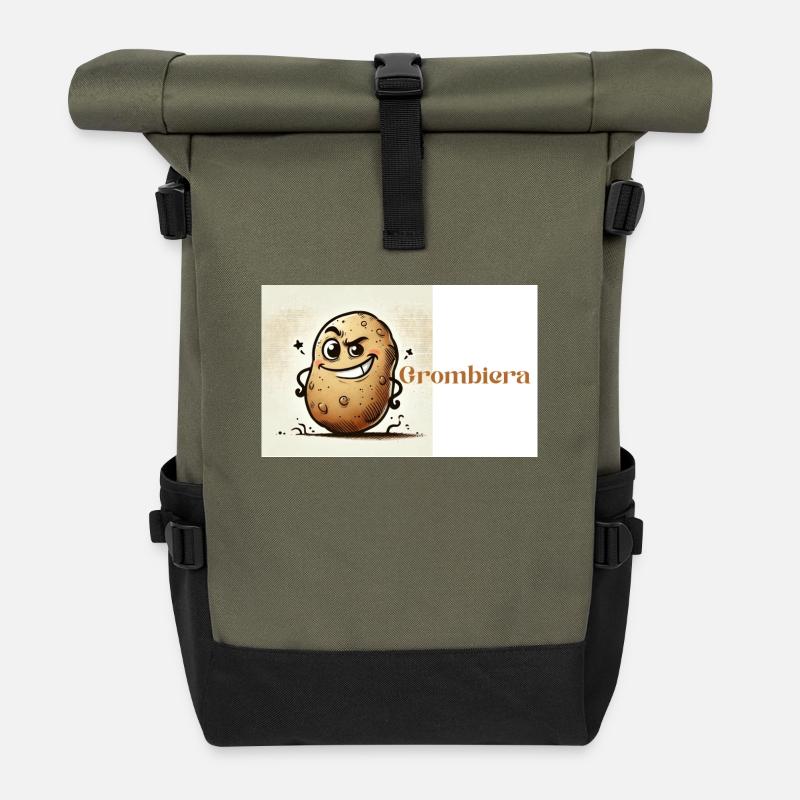 Grombiera - Rolltop Rucksack - Olive/Schwarz