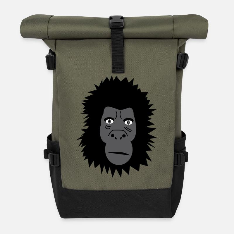 Gorilla - Rolltop Rucksack - Olive/Schwarz