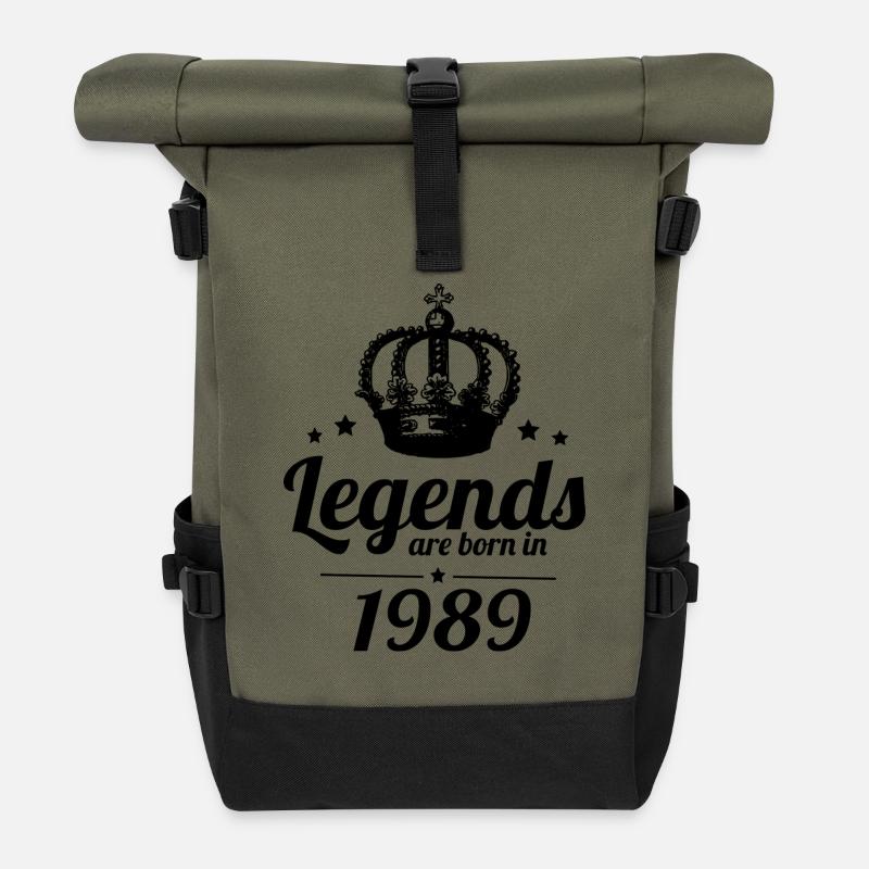 Legends 1989 - Rolltop Rucksack - Olive/Schwarz