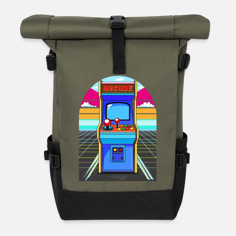 Arcade - Rolltop Rucksack - Olive/Schwarz
