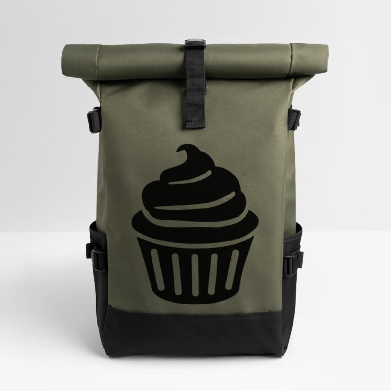 Cupcake Roll Top Backpack