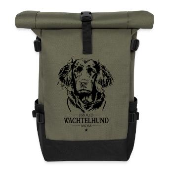 Caille Chien Maman Caille Allemande Chien Wilsigns - Sac à dos roll top - olive/noir - Devant