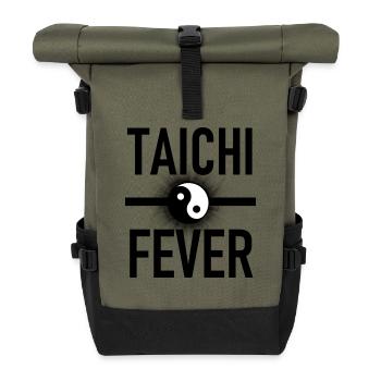 Taichi Fieber Luxus - Rolltop Rucksack - Olive/Schwarz - Vorne