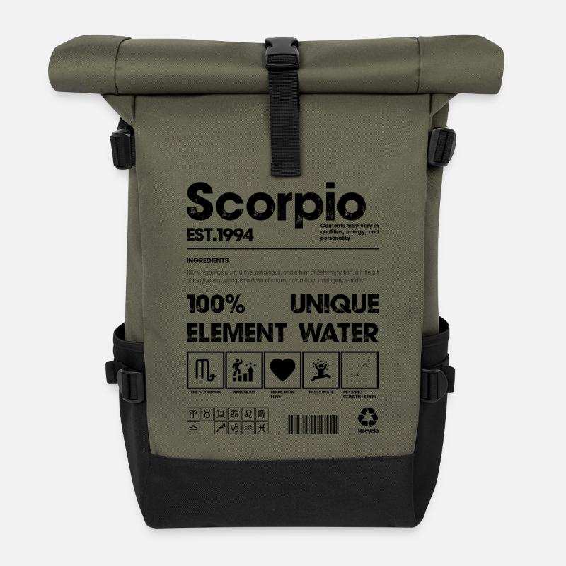 Skorpion 1994 - Rolltop Rucksack - Olive/Schwarz