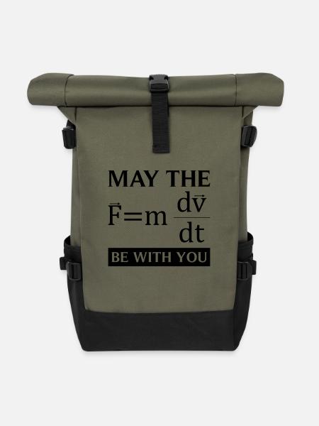 May The Force Be With You - Rolltop Rucksack - Olive/Schwarz