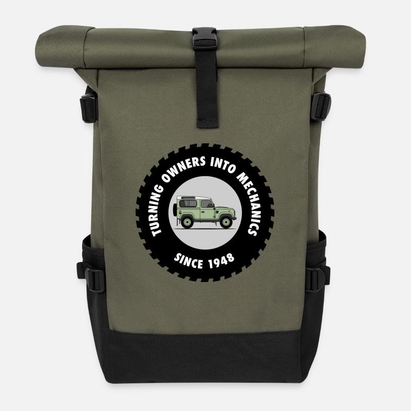 Defender Mechanics - Rolltop Rucksack - Olive/Schwarz