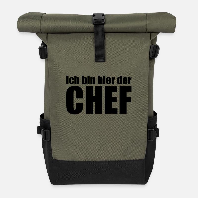 Chef - Rolltop Rucksack - Olive/Schwarz