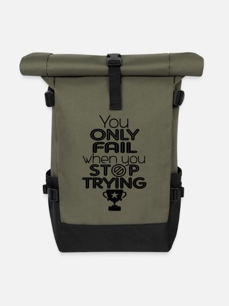 Motivation - Rolltop Rucksack - Olive/Schwarz