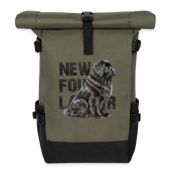 Newfoundlander - Roll Top Backpack - olive/black - Front