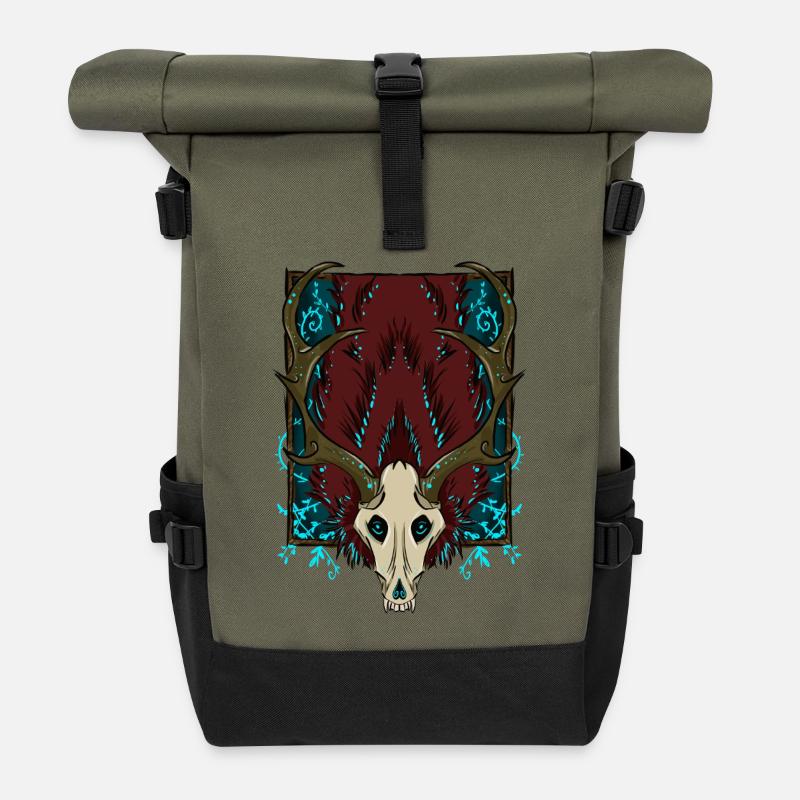 Wendigo - Rolltop Rucksack - Olive/Schwarz