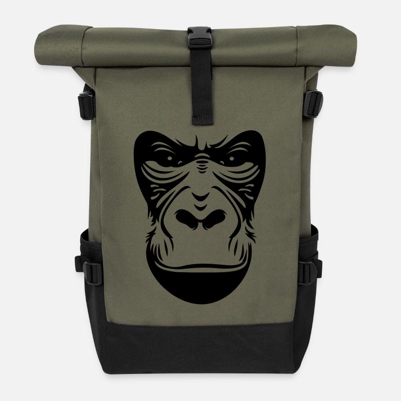 Gorilla - Rolltop Rucksack - Olive/Schwarz