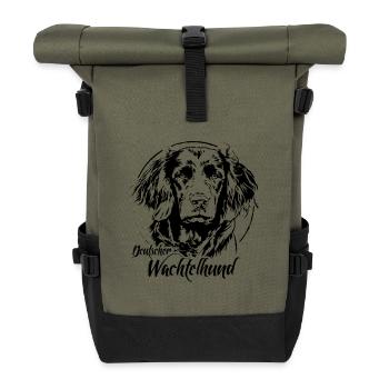 CHIEN DE CHASSE ALLEMAND Chien de chasse Chiens de chasse Wilsigns - Sac à dos roll top - olive/noir - Devant