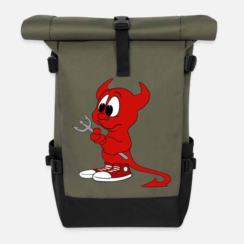 Teufel - Rolltop Rucksack - Olive/Schwarz
