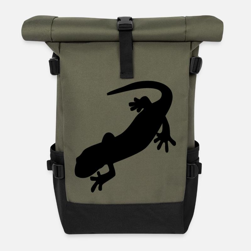 Salamander - Rolltop Rucksack - Olive/Schwarz