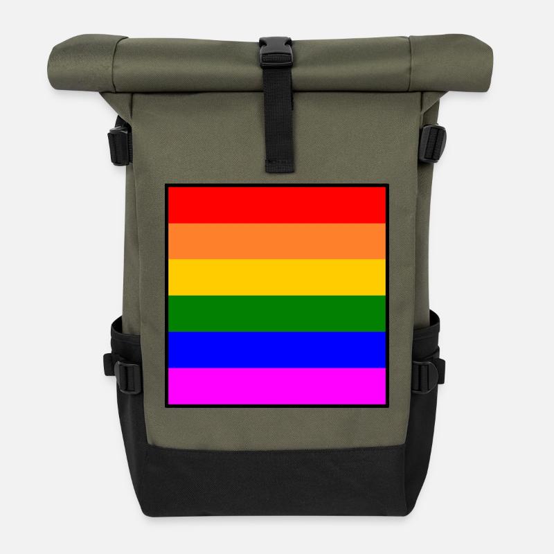 Lgbt - Rolltop Rucksack - Olive/Schwarz