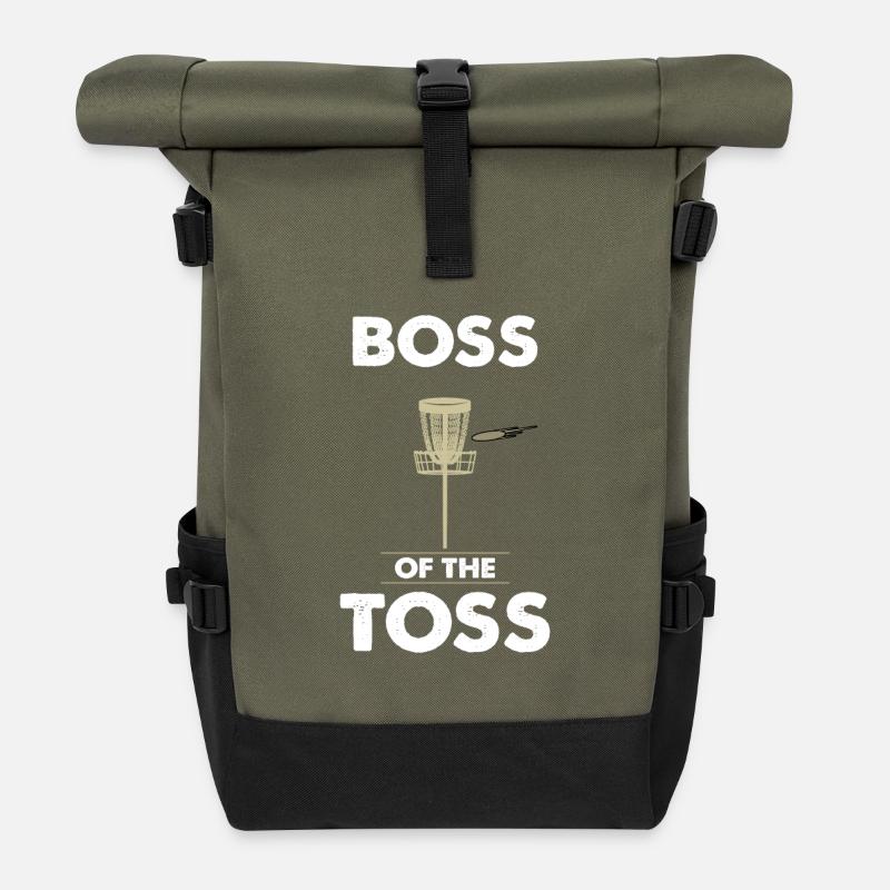 Disc Golf - Rolltop Rucksack - Olive/Schwarz