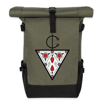 Signe Berbère Tazerzit par Helfspawn - Sac à dos roll top - olive/noir - Devant
