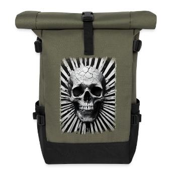 The Last Revelation distressed edition T-shirt - Roll Top Backpack - olive/black - Front