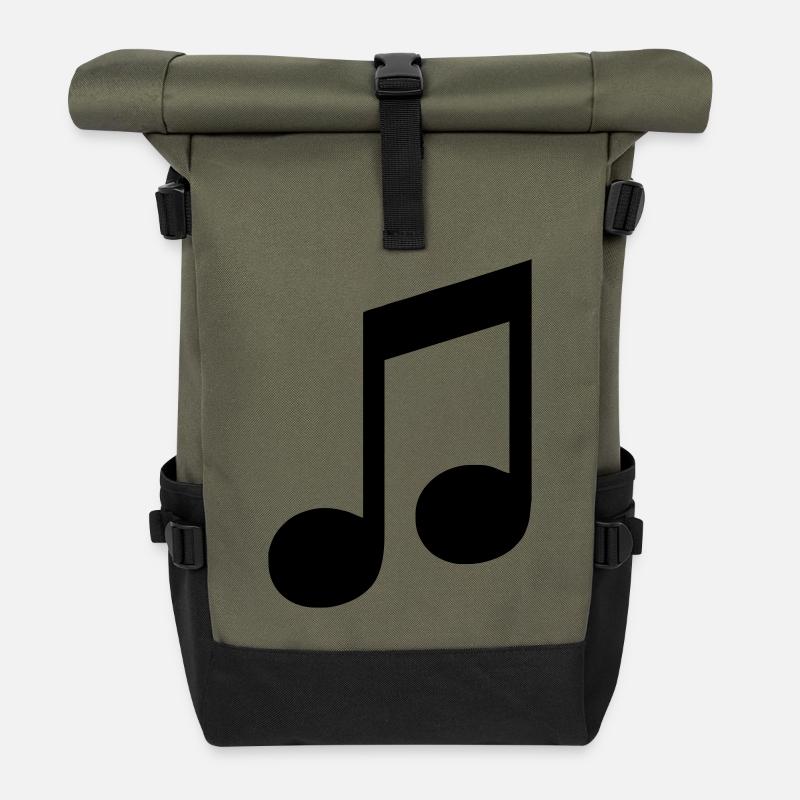 noter - Sac à dos roll top - olive/noir