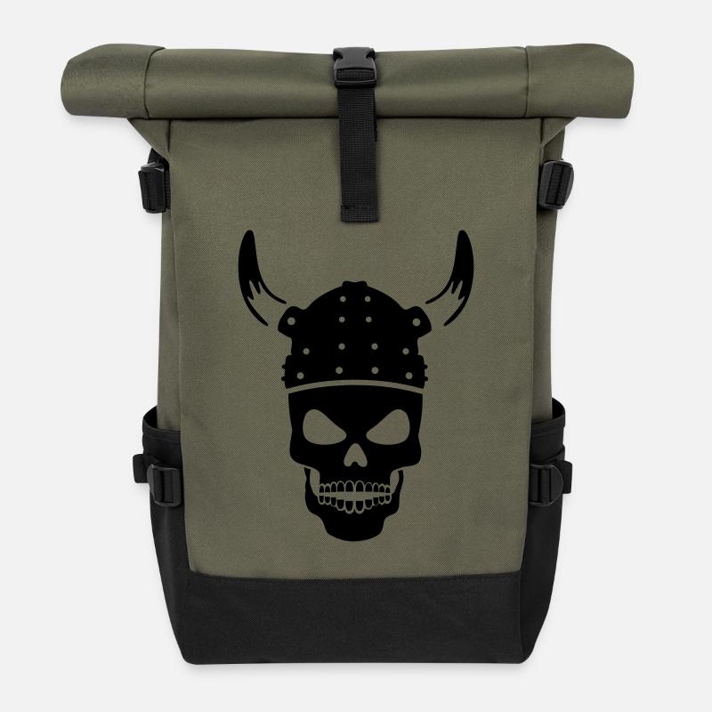 viking - Roll Top Backpack - olive/black