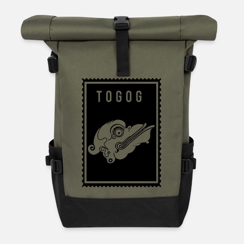 Togog - Wayang - Sac à dos roll top - olive/noir