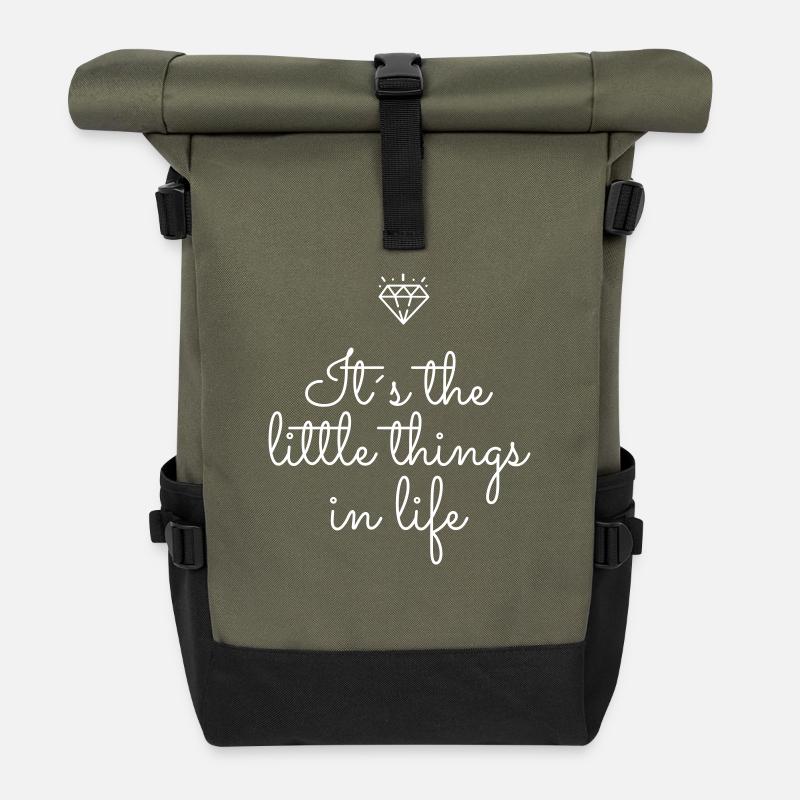 diamont - Rolltop Rucksack - Olive/Schwarz