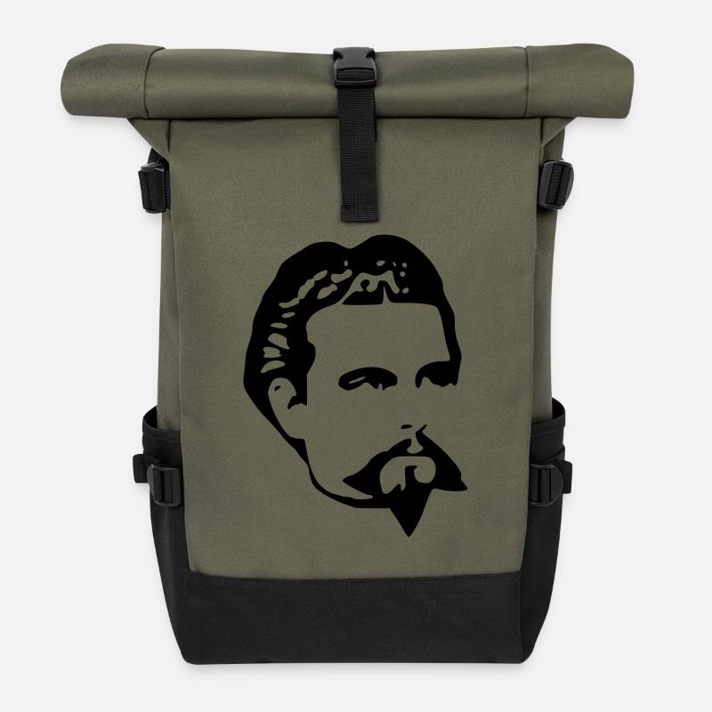 Ludwig II - Rolltop Rucksack - Olive/Schwarz