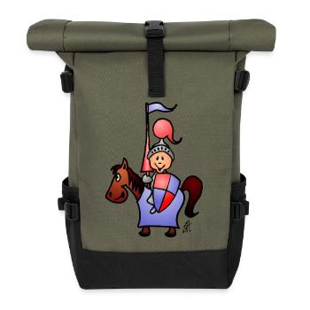 Chevalier - Sac à dos roll top - olive/noir - Devant