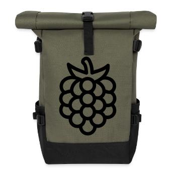 Maulbeerbaum - Rolltop Rucksack - Olive/Schwarz - Vorne