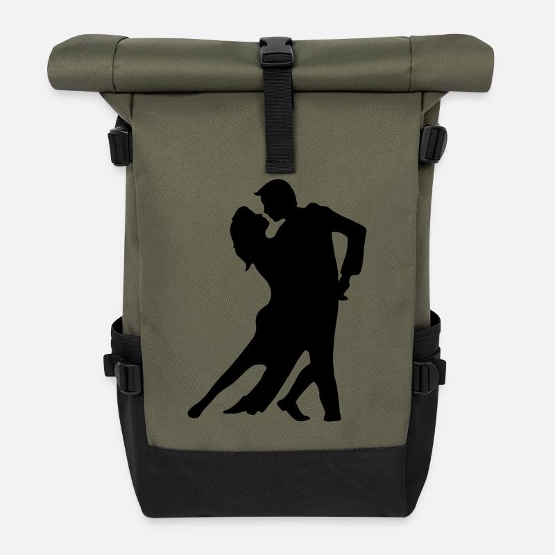 tanzpaar - Rolltop Rucksack - Olive/Schwarz