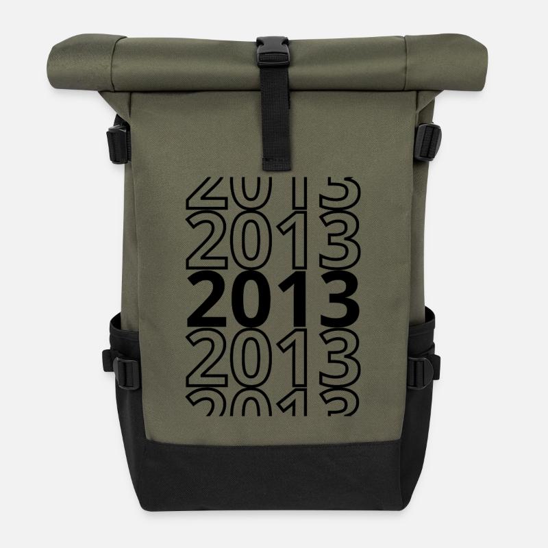 2013 2013 2013 - Rolltop Rucksack - Olive/Schwarz