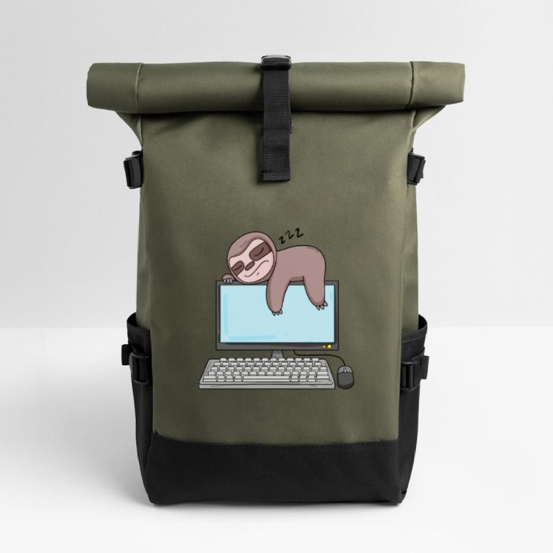 Computer Nerd Programmierer Geschenk Rolltop Rucksack