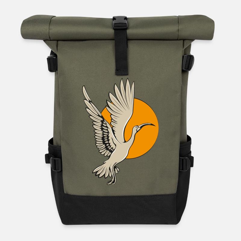 Ibis - Rolltop Rucksack - Olive/Schwarz