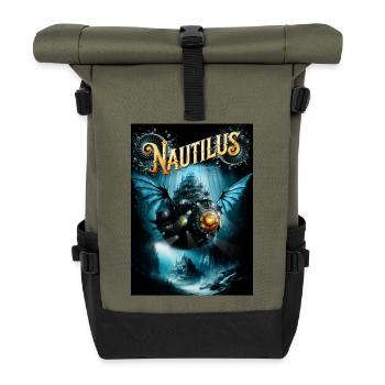 Nautilus - Roll Top Backpack - olive/black - Front
