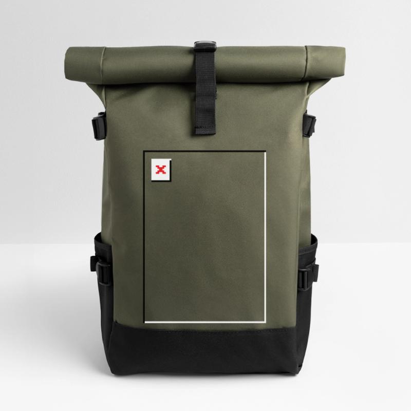 Missing Image – File Not Found Portrait Roll Top Backpack