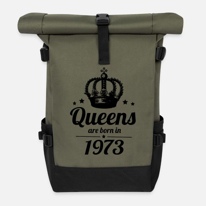 Queen 1973 - Rolltop Rucksack - Olive/Schwarz