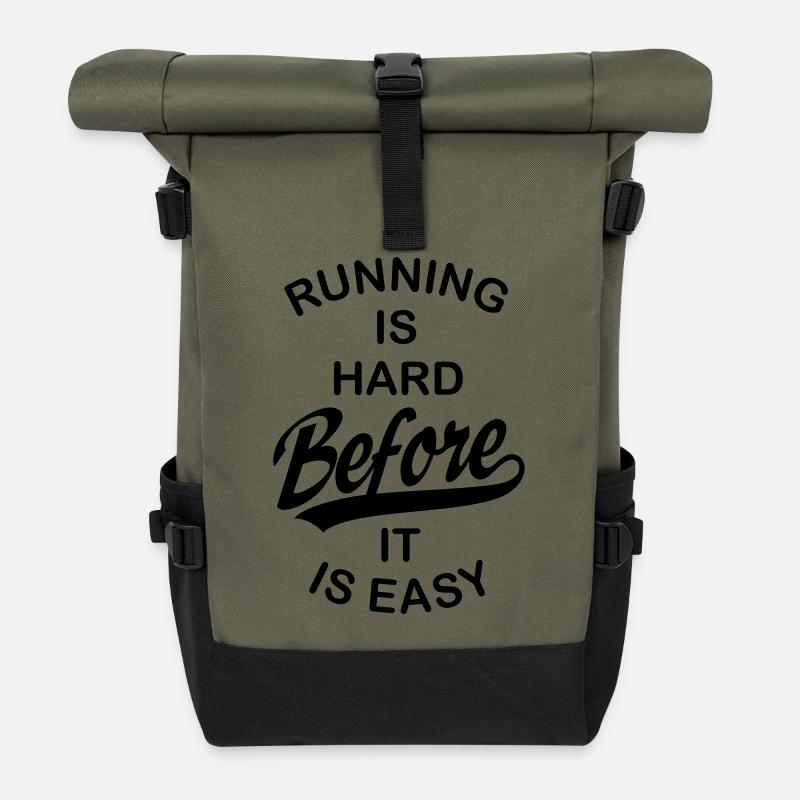 laufen - Rolltop Rucksack - Olive/Schwarz