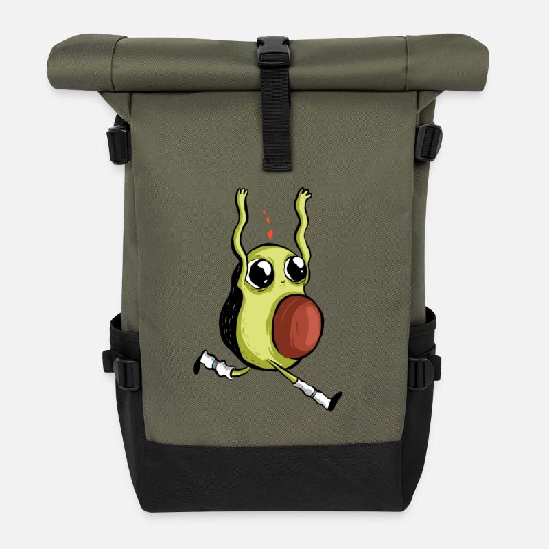 Baby Avocado - Rolltop Rucksack - Olive/Schwarz