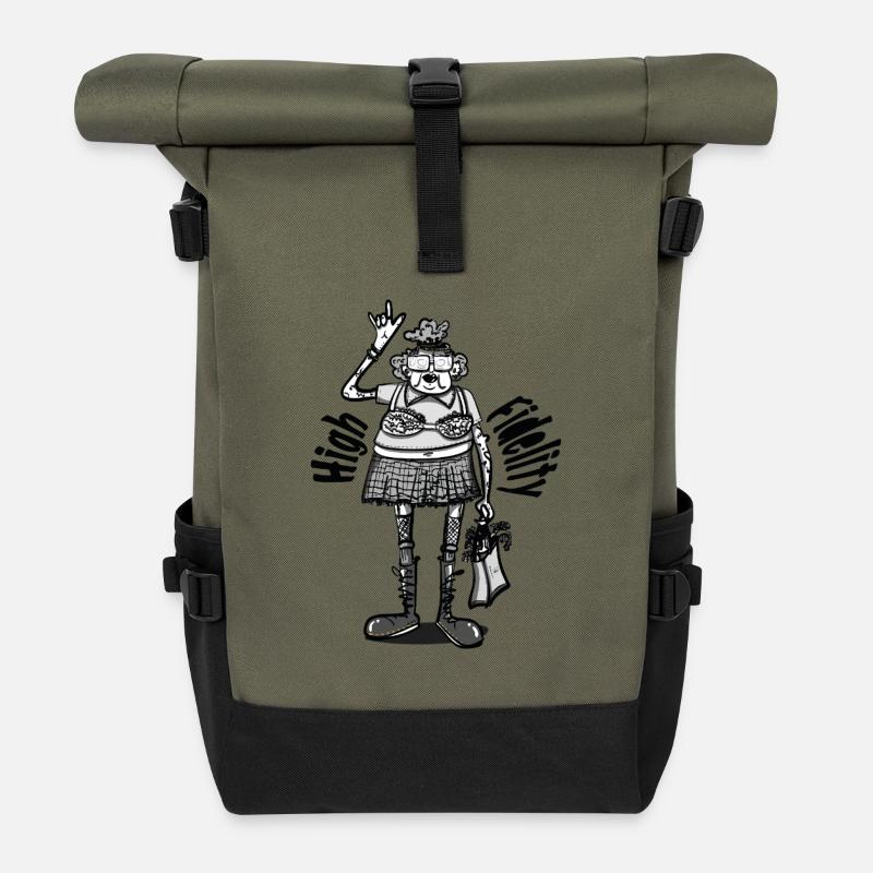 High Fidelity - Rolltop Rucksack - Olive/Schwarz