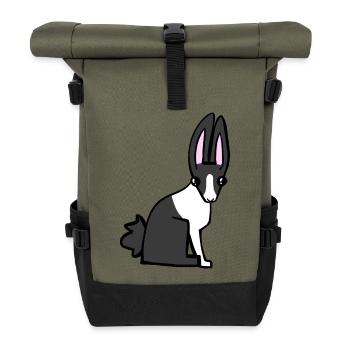 Häschen - Rolltop Rucksack - Olive/Schwarz - Vorne