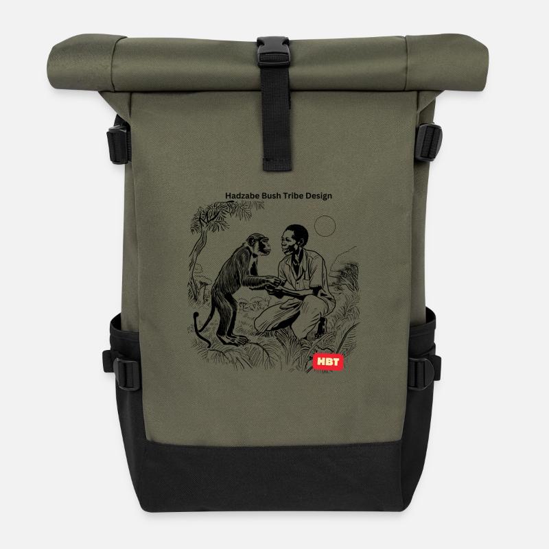 LGBT 13 - Roll Top Backpack - olive/black